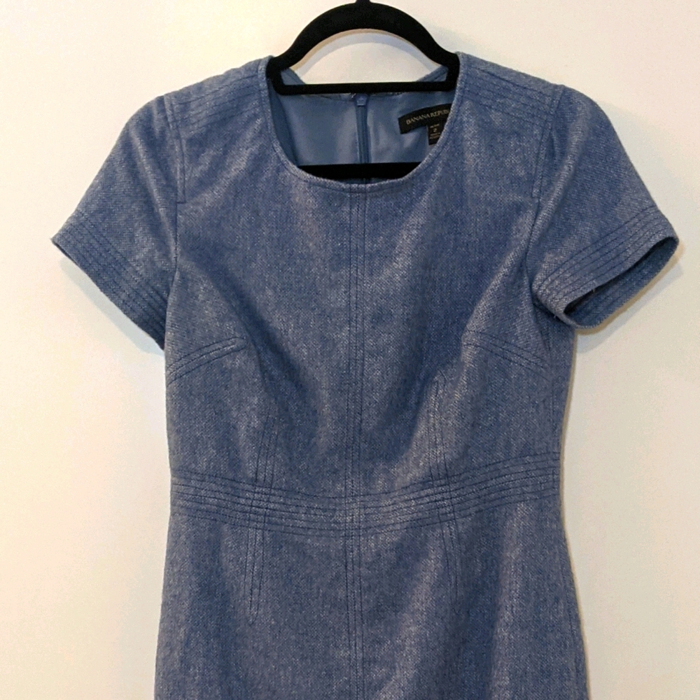 NWOT Banana Republic WOOL fitted dress